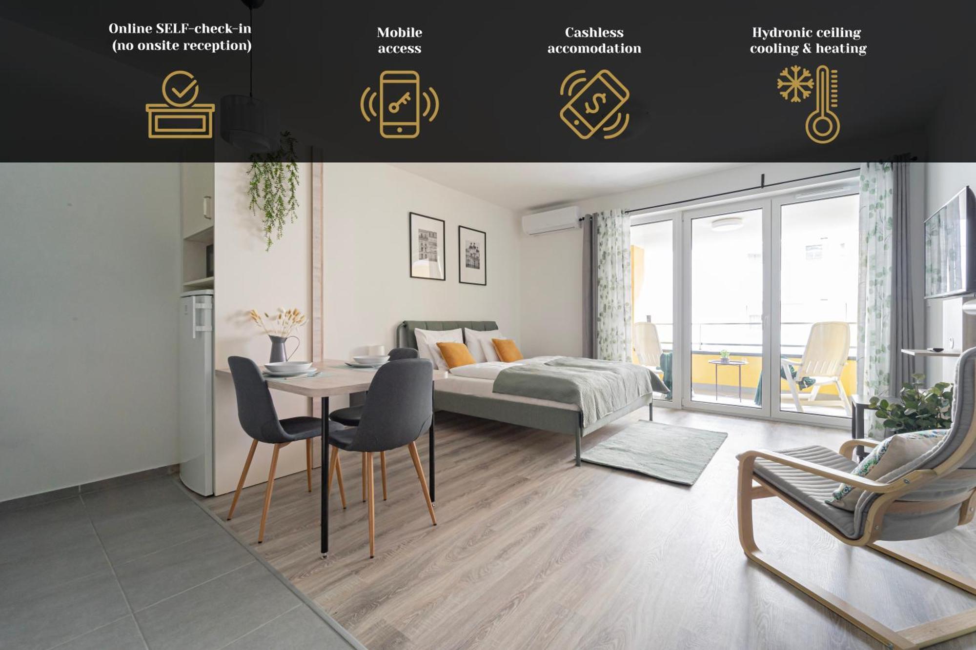 Westside Garden Apartments By Urbanrent บูดาเปสต์ ภายนอก รูปภาพ